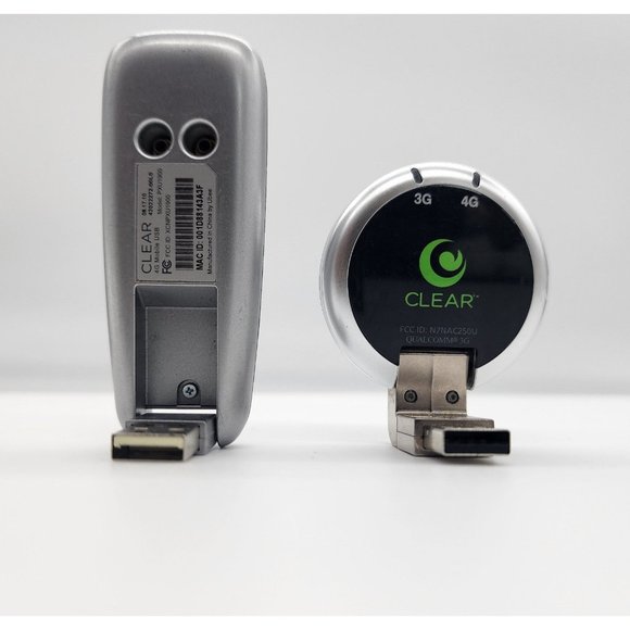 Sierra Wireless Clear 4G+ Mobile USB Modem & Clear PXU1900 Silver/Black 4G Mobil - Picture 2 of 6